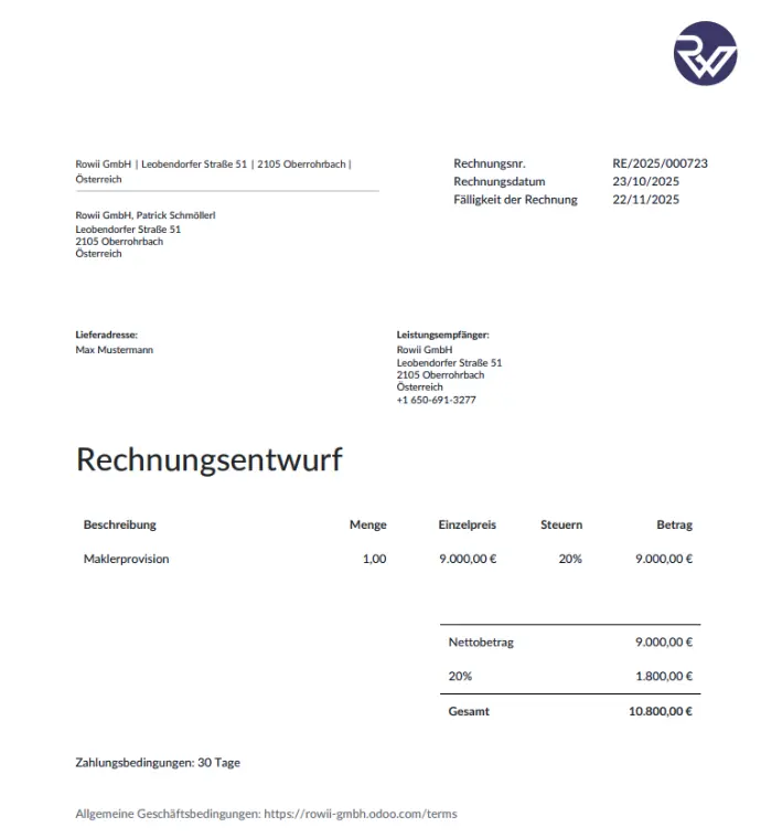 Rechnungen stellen